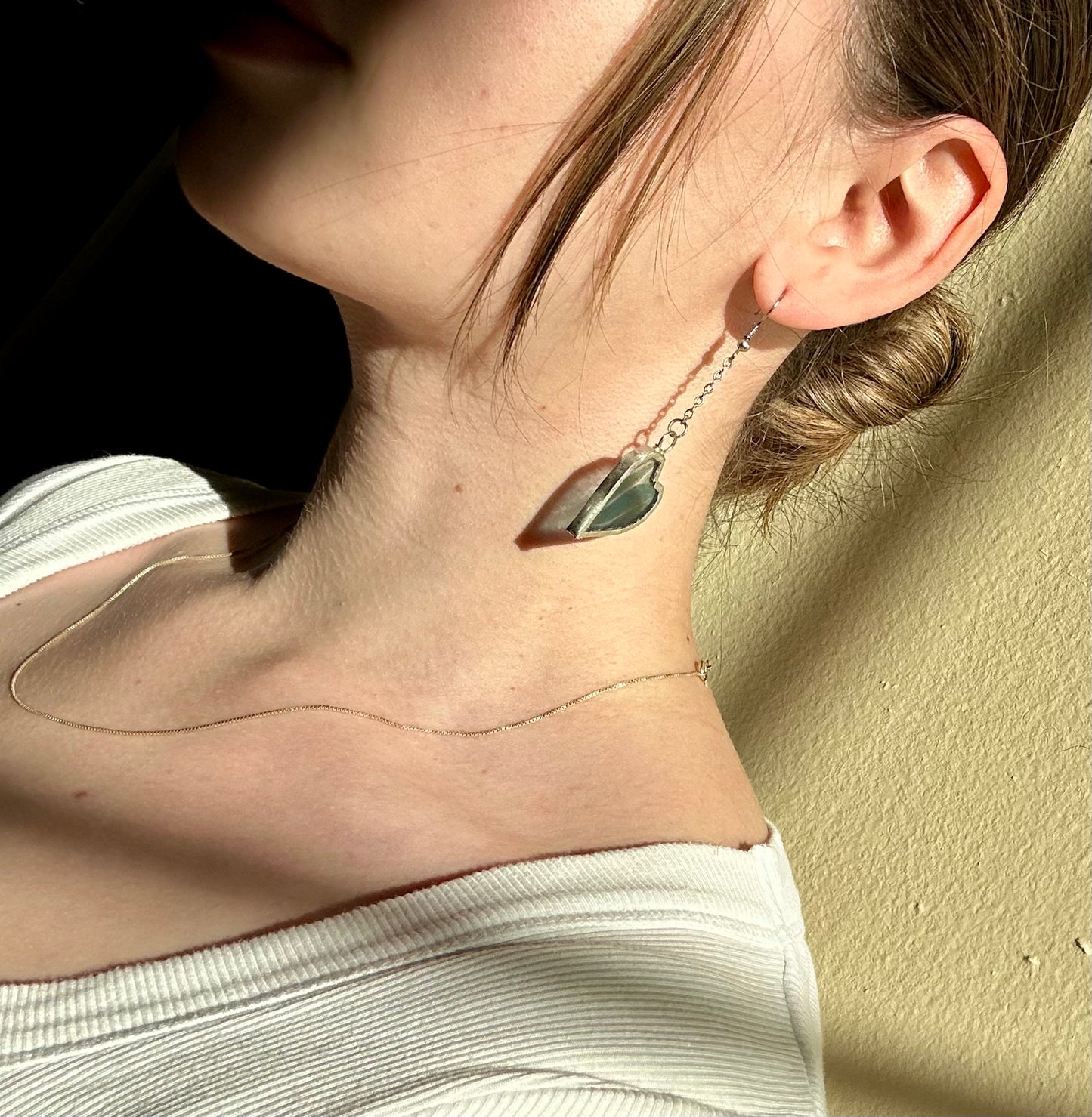 Heart Droplet Earrings