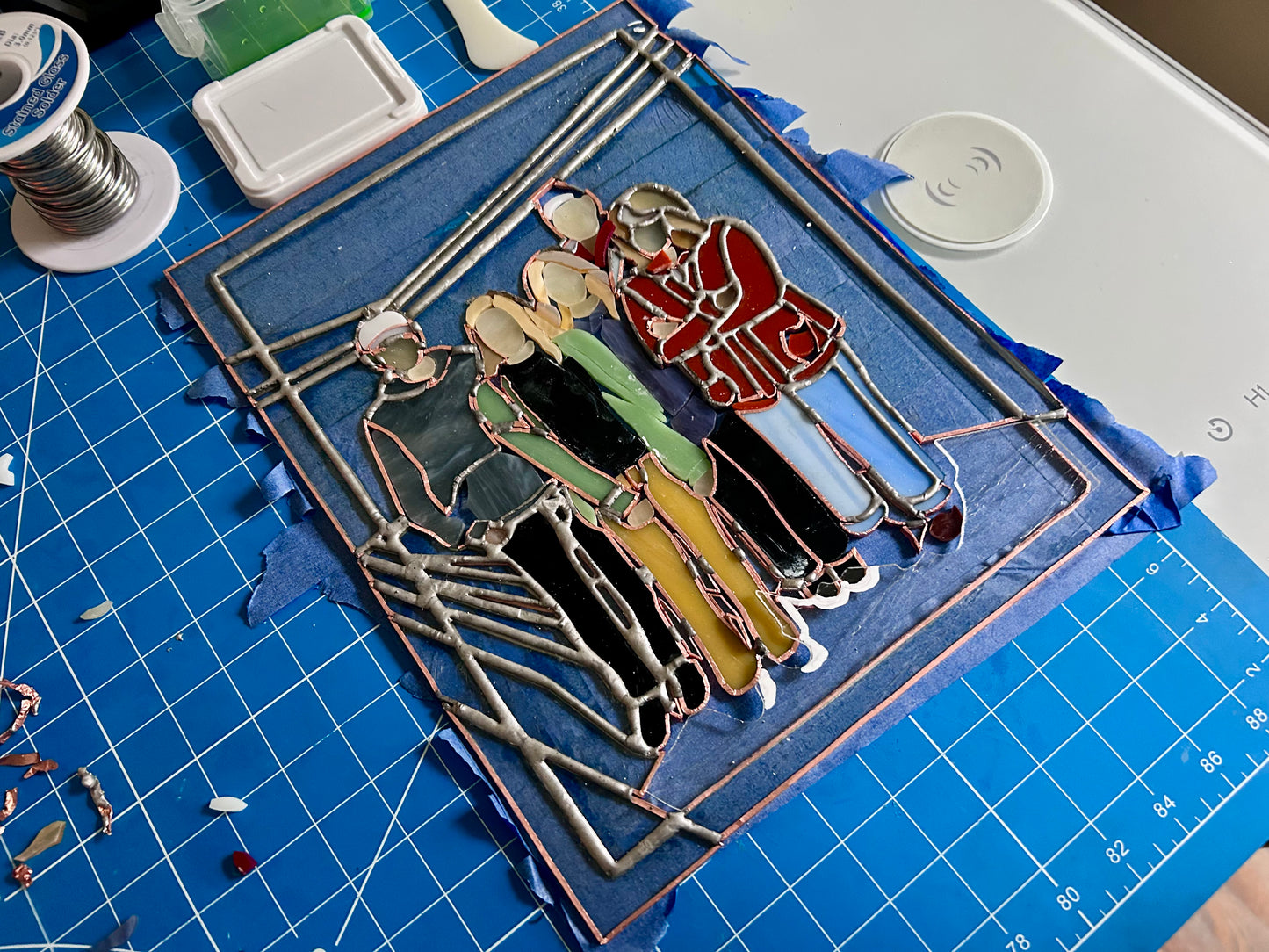 Custom Stained Glass Portrait