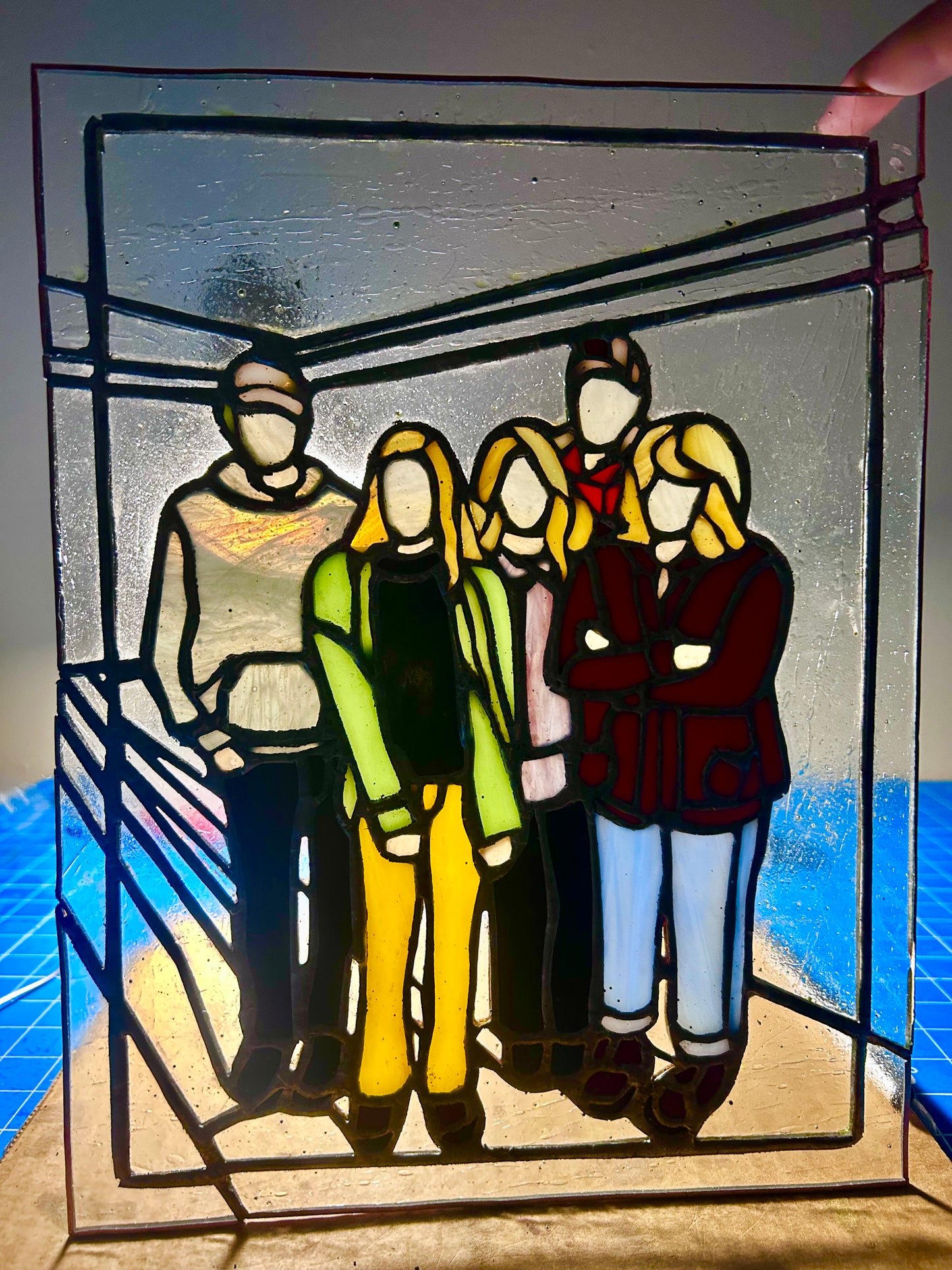 Custom Stained Glass Portrait